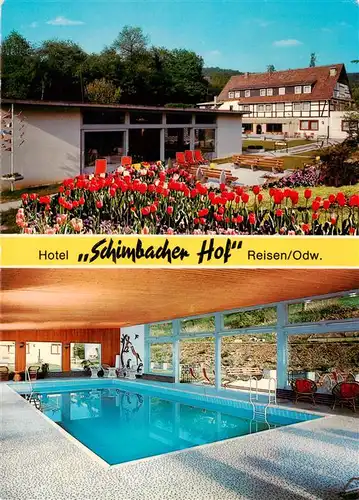 AK / Ansichtskarte 73912184 Reisen_Odenwald Hotel Schimbacher Hof Hallenbad