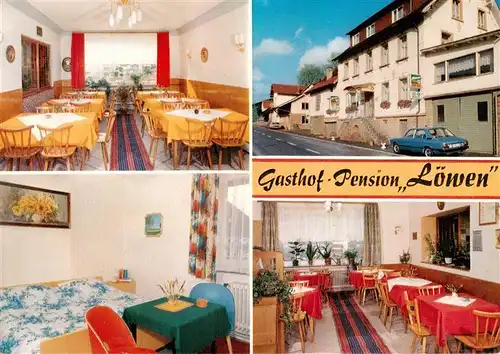 AK / Ansichtskarte 73912192 Rippberg Gasthof Pension Loewen Gastraum Fremdenzimmer