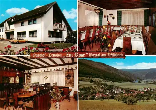 AK / Ansichtskarte 73912194 Boxtal Gasthof Pension zur Rose Restaurant Landschaftspanorama