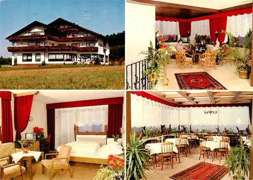 AK / Ansichtskarte 73912198 Luetzenhardt_Waldachtal_BW Hotel Café Braun Restaurant Fremdenzimmer