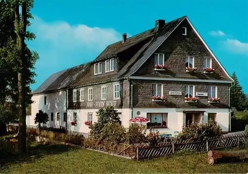 AK / Ansichtskarte  Langewiese_Winterberg Pension Haus Dreisens