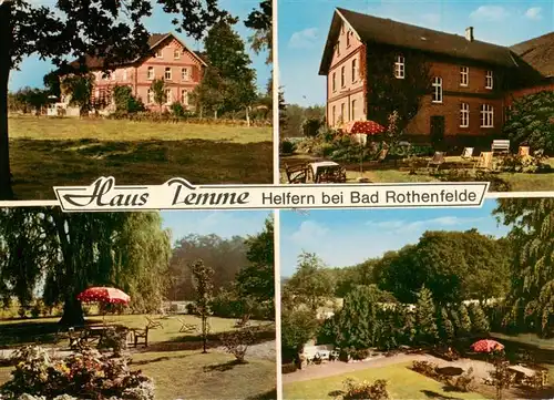 AK / Ansichtskarte  Bad_Rothenfelde Haus Temme Gartenterrasse Park