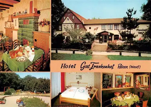 AK / Ansichtskarte  Retzen_Lage_Lippe Hotel Gut Frankenhof Gastraeume Park Zimmer