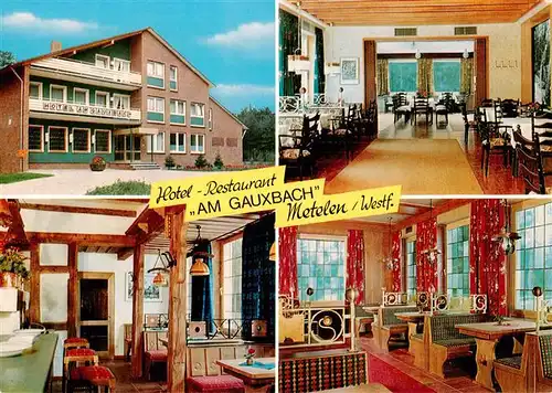 AK / Ansichtskarte 73912252 Metelen Hotel Restaurant Am Gauxbach Gastraeume