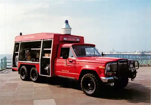 AK / Ansichtskarte  Autos_Cars_Voitures Emergency Rescue Tender 32046 JeppPilcher Greene of Burgess Hill