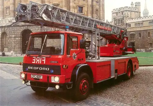 AK / Ansichtskarte  Feuerwehr_Fire-Brigade_Pompiers_Bomberos Bedford Turntable Ladder 