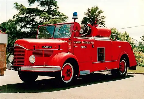 AK / Ansichtskarte  Feuerwehr_Fire-Brigade_Pompiers_Bomberos Marins Pompieres de Brest Finistere PS Laffly 