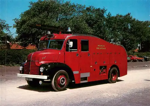 AK / Ansichtskarte  Feuerwehr_Fire-Brigade_Pompiers_Bomberos Originally with the Derbyshire Fire Service Leyland Camet Pump