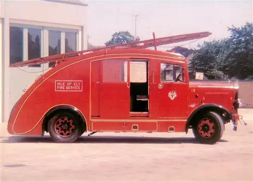 AK / Ansichtskarte  Feuerwehr_Fire-Brigade_Pompiers_Bomberos Leyland Cub Ely Fire Brigade