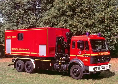 AK / Ansichtskarte 73912320 Feuerwehr_Fire-Brigade_Pompiers_Bomberos Hamburger Feuerwehr Mercedes-Benz 2531 L 