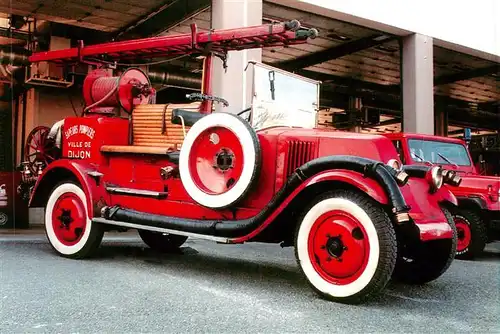 AK / Ansichtskarte  Feuerwehr_Fire-Brigade_Pompiers_Bomberos Nos Sapeurs-Pompiers 21000 Duon Autopompe Renault 1922 10 CV