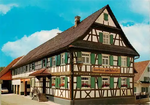 AK / Ansichtskarte  Altenheim_Neuried Gasthaus zum Ratsstueb'l