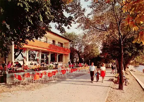 AK / Ansichtskarte  Herrsching_Ammersee Cafe Promenade