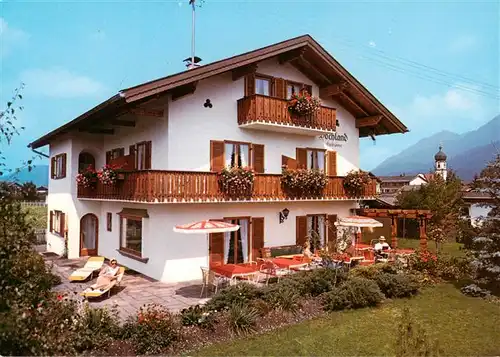AK / Ansichtskarte 73912368 Kruen_Garmisch-Partenkirchen Haus Hochland