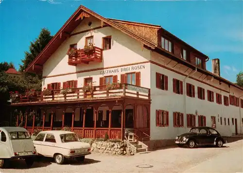 AK / Ansichtskarte 73912371 Bernried_Starnberger_See Gasthaus Drei Rosen