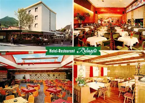 AK / Ansichtskarte 73912375 Koenigswinter Hotel Restaurant Rheingold Gastraeume