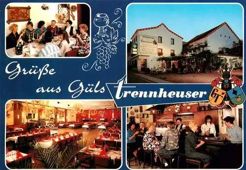 AK / Ansichtskarte 73912381 Guels_Koblenz Restaurant Tanzbar Festsaal Trennheuser