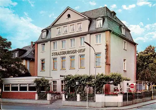 AK / Ansichtskarte 73912393 Niederlahnstein Hotel Strassburger Hof