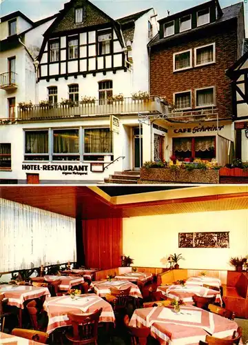 AK / Ansichtskarte 73912395 Kamp-Bornhofen_Rhein Hotel Restaurant Cafe Schreiner Gaststube