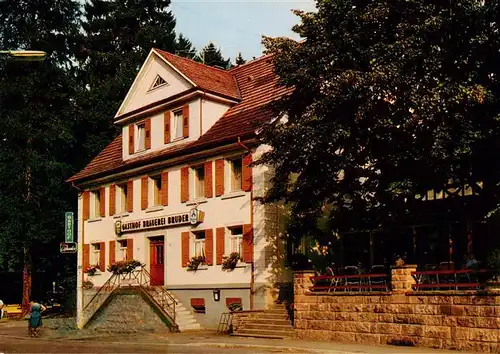 AK / Ansichtskarte  Oppenau Gasthof Restaurant Brauerei Bruder