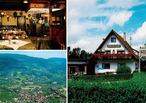 AK / Ansichtskarte 73912403 Obersasbach Restaurant Cafe Gasthaus Grindestube Fliegeraufnahme