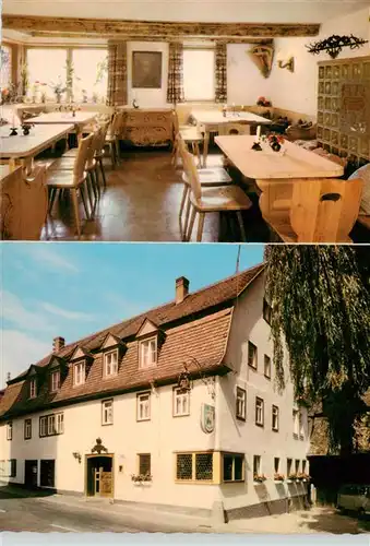 AK / Ansichtskarte 73912443 Laudenbach_Unterfranken Gasthaus Pension Zur Krone Gastraum