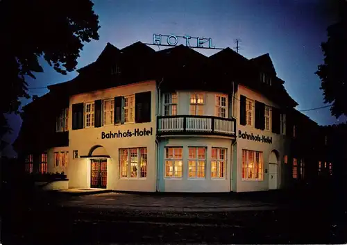 AK / Ansichtskarte  Rotenburg_Wuemme Bahnhofs Hotel