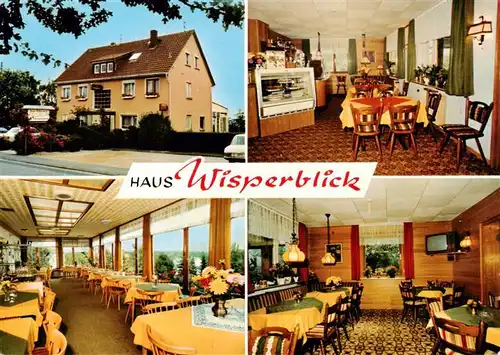 AK / Ansichtskarte 73912461 Nauroth_Heidenrod Pension Restaurant Haus Wisperblick Gastraeume