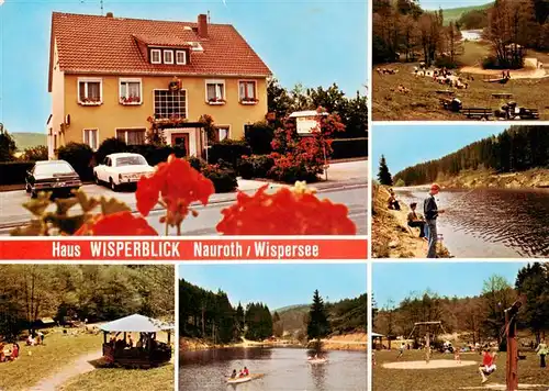 AK / Ansichtskarte  Nauroth_Heidenrod Pension Restaurant Haus Wisperblick Wisperseepartien Spielplatz