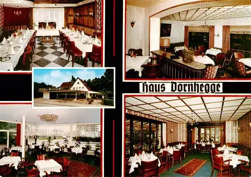 AK / Ansichtskarte 73912477 Duelmen Hotel Restaurant Haus Dornhegge Gastraeume Festtafel