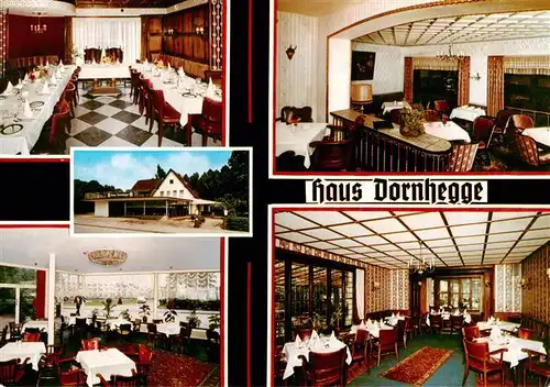 AK / Ansichtskarte  Duelmen Hotel Restaurant Haus Dornhegge Gastraeume Festtafel