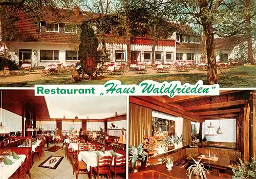 AK / Ansichtskarte  Duelmen Restaurant Haus Waldfrieden Gastraeume