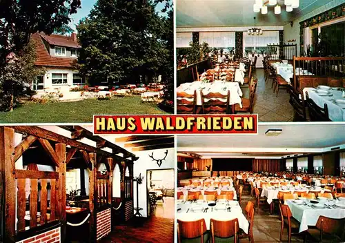 AK / Ansichtskarte  Duelmen Gasthaus Waldfrieden am Wildpark Gastraeume