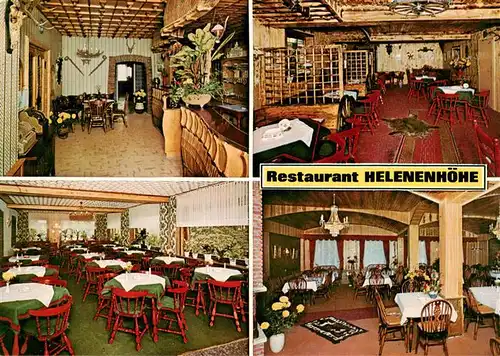 AK / Ansichtskarte 73912501 Haltern_See Restaurant Helenenhoehe Gastraeume