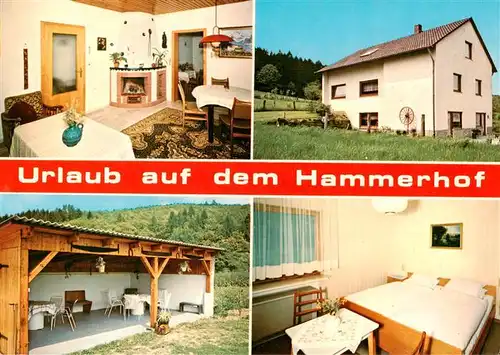 AK / Ansichtskarte 73912526 Scherfede Hammerhof Gaststube Zimmer