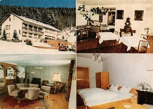 AK / Ansichtskarte  Willingen_Sauerland Sporthotel Goerlich Gastraeume Zimmer