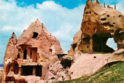 AK / Ansichtskarte  Zelve_Kappadokien_TK The fairy chimneys and the ruined first christian refugees