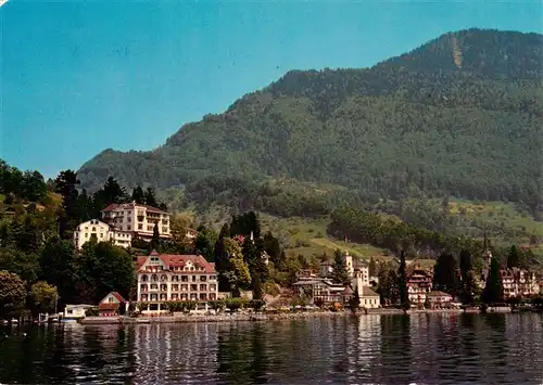 AK / Ansichtskarte  Weggis_Vierwaldstaettersee Hotel Central am See