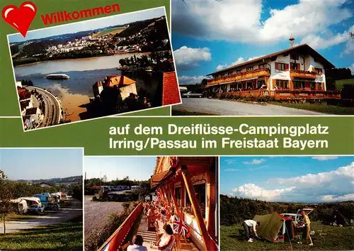 AK / Ansichtskarte 73912580 Irring_Passau Dreifluesse Campingplatz Terrasse