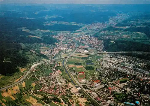 AK / Ansichtskarte  Loerrach Fliegeraufnahme