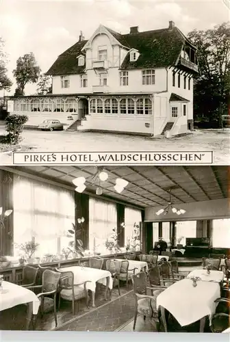 AK / Ansichtskarte 73912591 Rotenburg_Wuemme Pirkes Hotel Waldschloesschen Gastraum