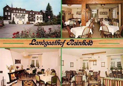 AK / Ansichtskarte  Lieberhausen Landgasthof Reinhold Gastraeume Kaminzimmer