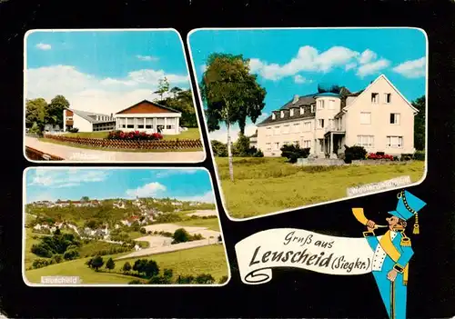 AK / Ansichtskarte  Leuscheid Gaststaette Pension Penni Waldesruh Westerwaldhaus Panorama