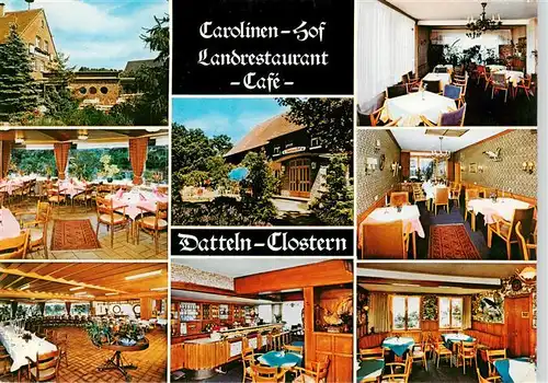 AK / Ansichtskarte 73912604 Clostern Carolinenhof Landrestaurant Gastraeume Bar