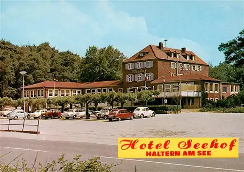AK / Ansichtskarte 73912615 Haltern_See Hotel Seehof mit Gaststaette Seeterrassen im Seebad Kleiner Seehof