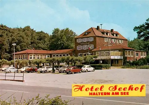 AK / Ansichtskarte  Haltern_See Hotel Seehof mit Gaststaette Seeterrassen im Seebad Kleiner Seehof