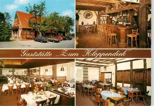 AK / Ansichtskarte 73912630 Zwillbrock Gaststaette Zum Kloppendiek Gastraeume Bar