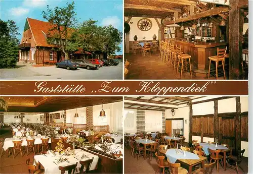 AK / Ansichtskarte  Zwillbrock Gaststaette Zum Kloppendiek Gastraeume Bar