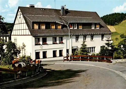 AK / Ansichtskarte  Sundern_Sauerland Gasthof Pension Cafe Franz Steinberg