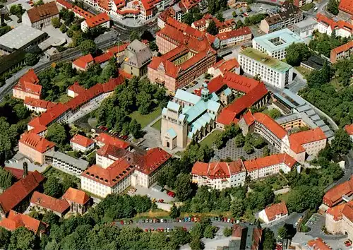 AK / Ansichtskarte  Hildesheim Fliegeraufnahme mit Dom